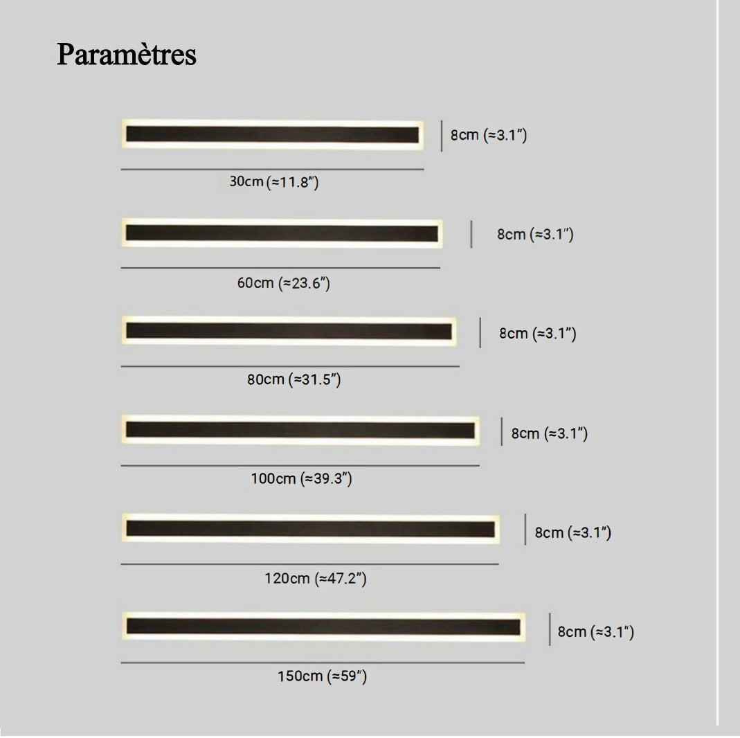 Edge Applique Murale Extérieur Moderne Étanche LED Métal Noir/Blanc