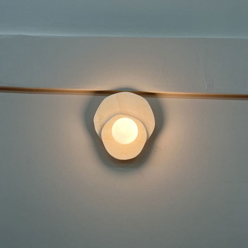 Meza Français LED Roche Verre Intérieur Applique Murale Salon