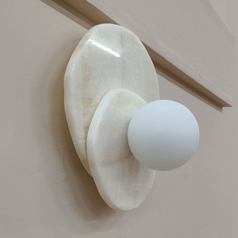 Meza Français LED Roche Verre Intérieur Applique Murale Salon