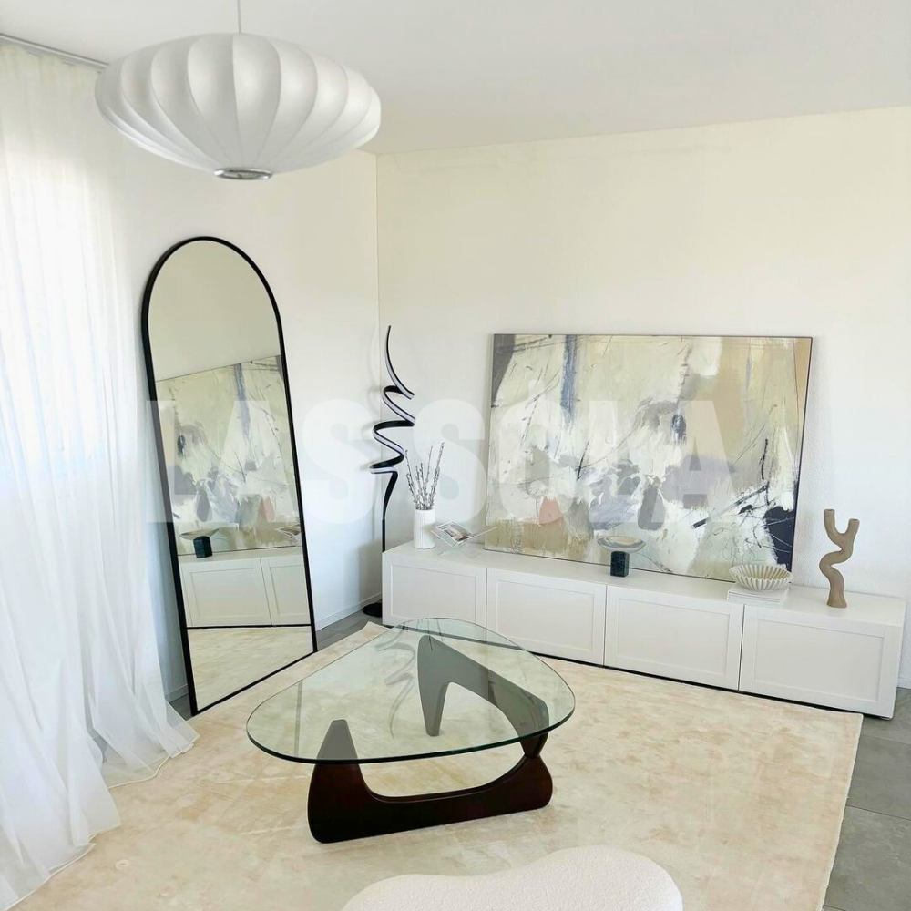 Renée Suspension Vintage, Métal/Tissu, Blanc, Bar