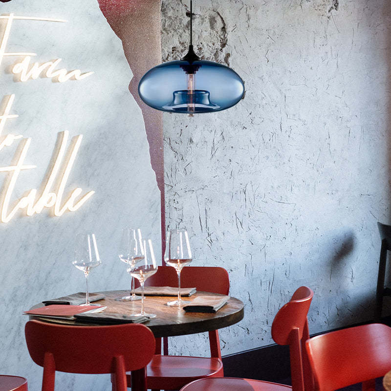 Hailie Lampes Suspendues en Verre Modernes Nordiques Chambre à Coucher