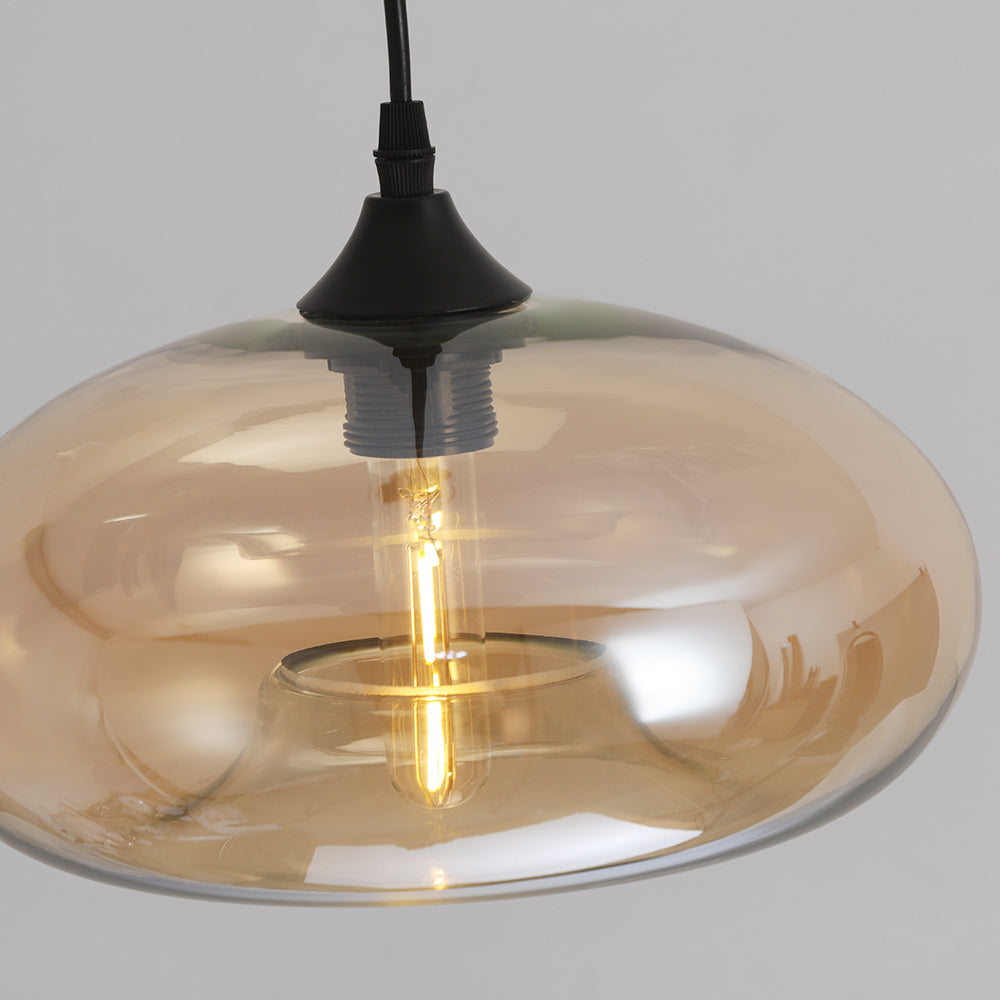 Hailie Lampes Suspendues en Verre Modernes Nordiques Chambre à Coucher