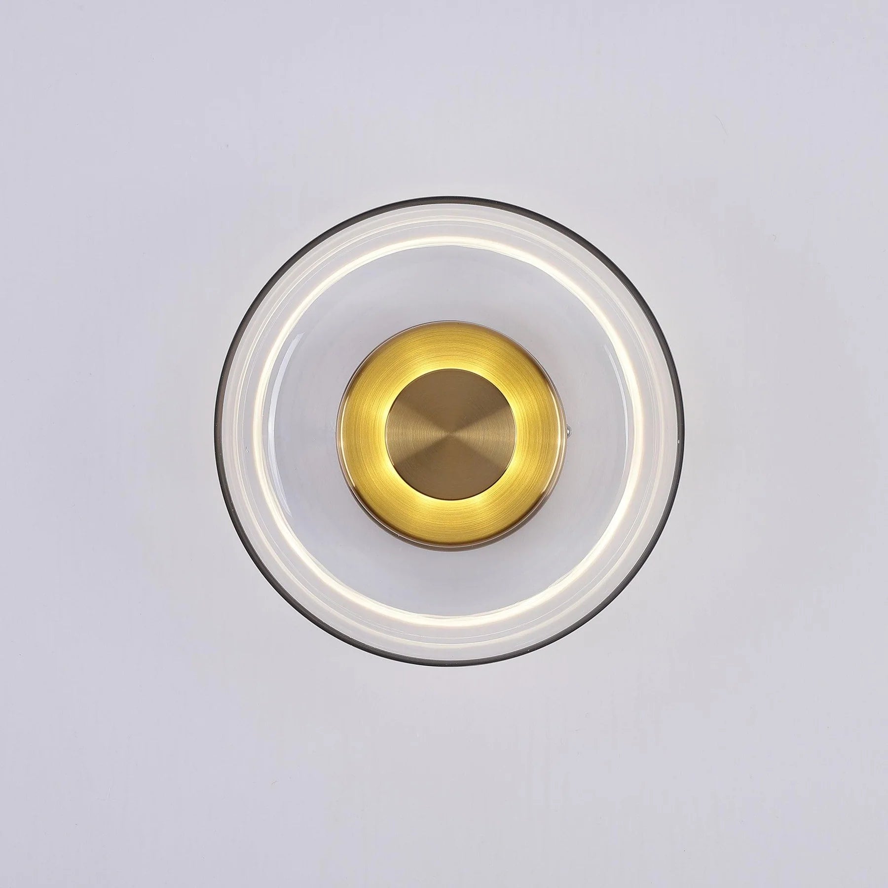 Hailie Moderne Rond Bol Verre Applique Murale Nuances Chambre à Coucher Couloir