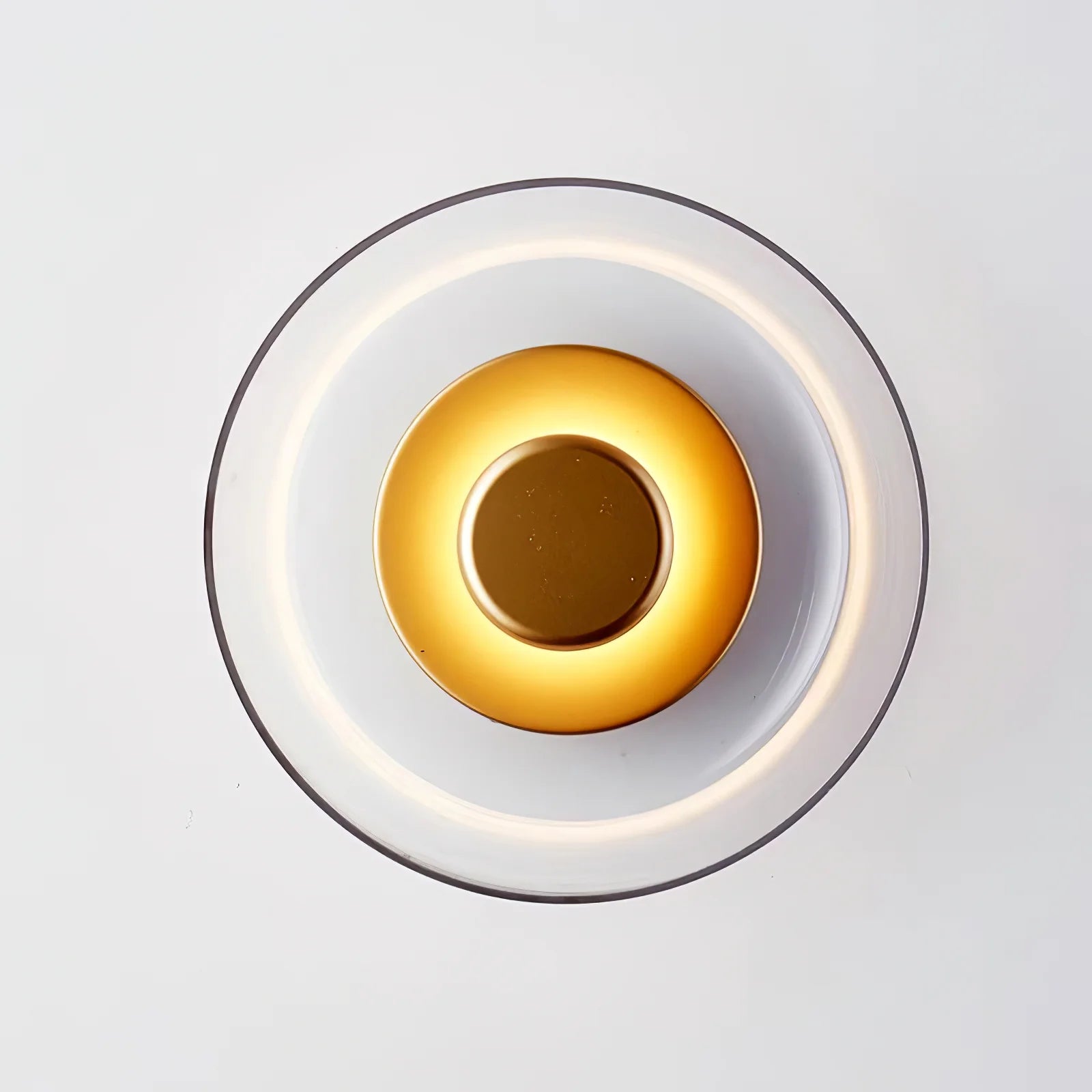 Hailie Moderne Rond Bol Verre Applique Murale Nuances Chambre à Coucher Couloir