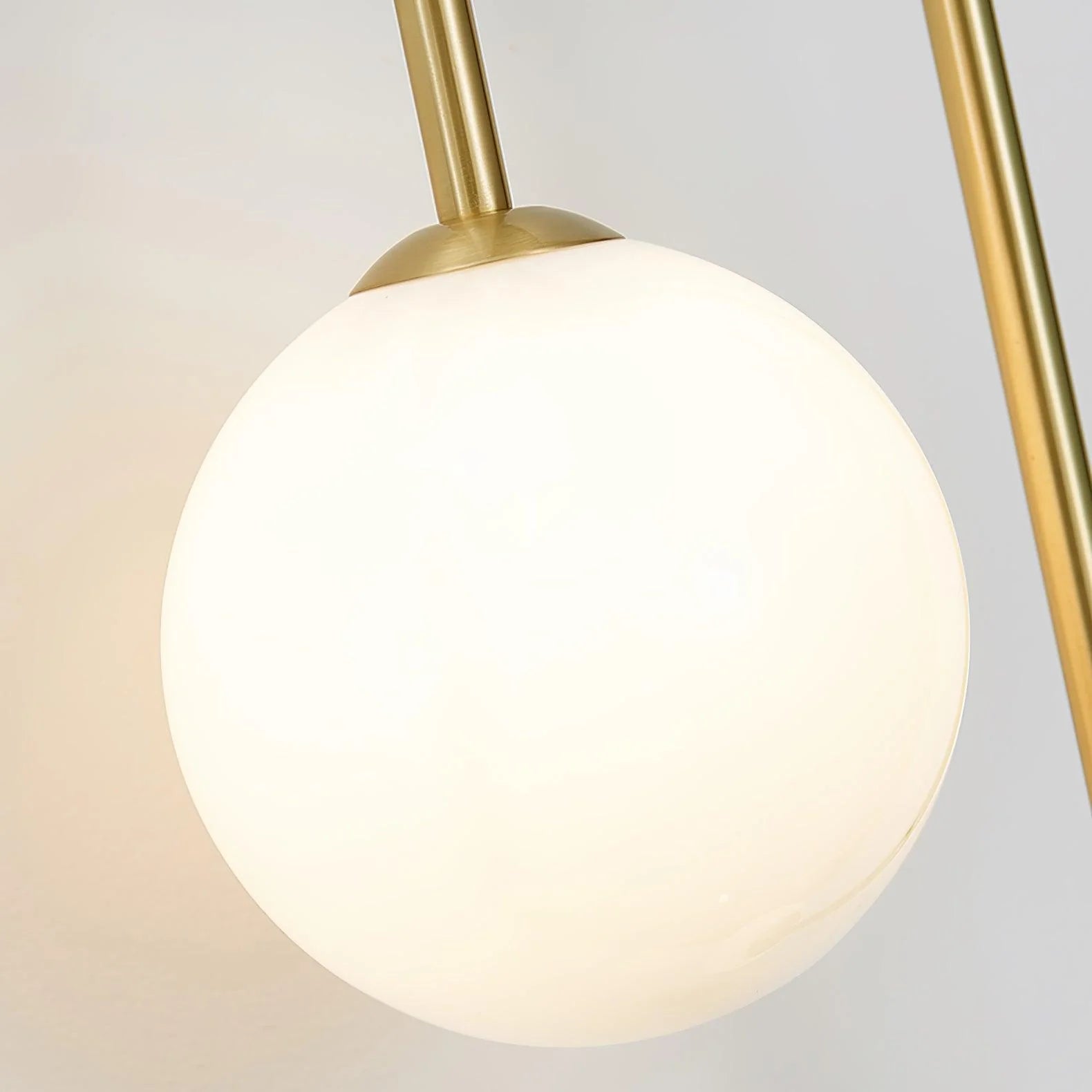 Edge Minimalism Metal Gray Black Brass Glass Wall Lamp Bedroom Living Room