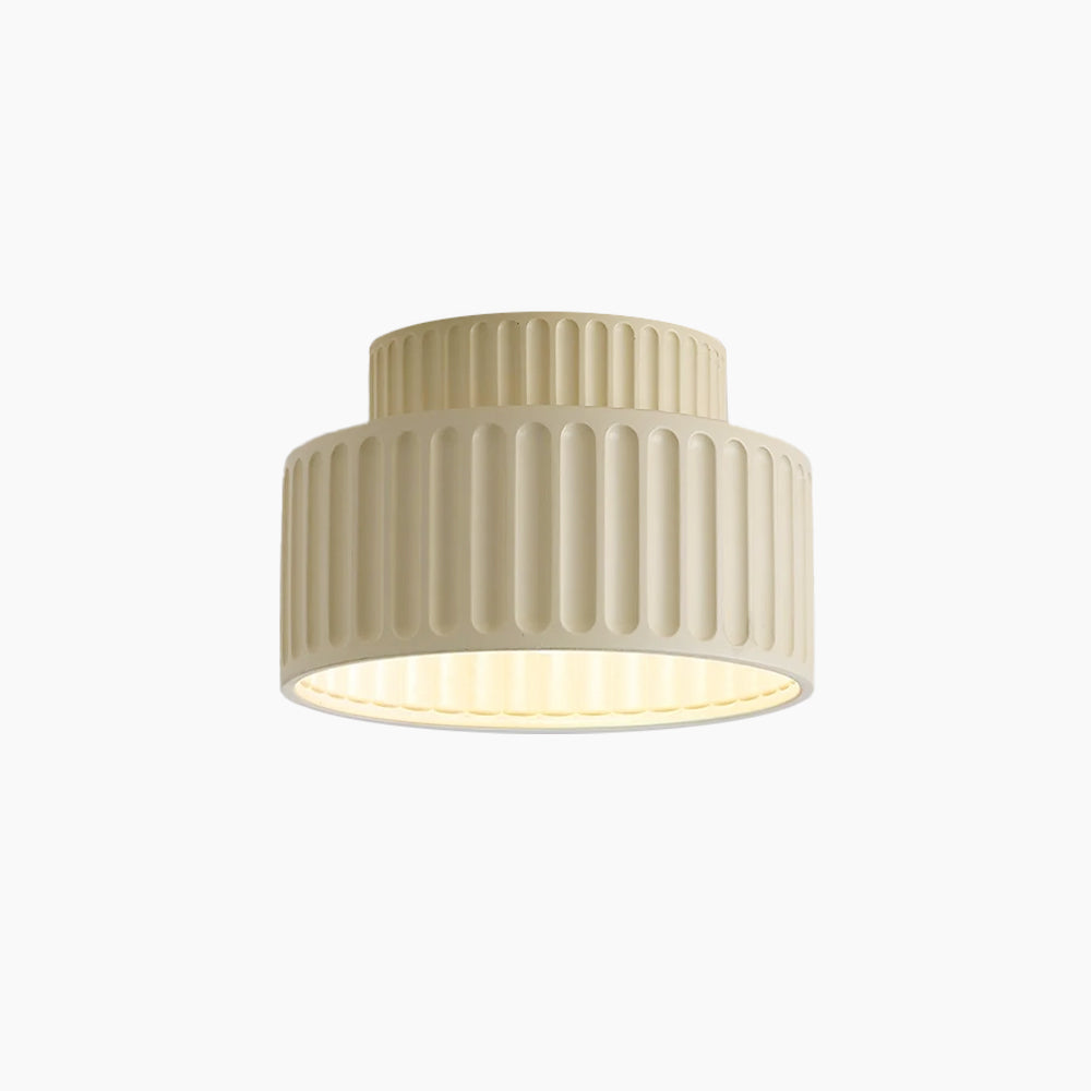 Hailie Modern Ceiling Lamp - Beige White