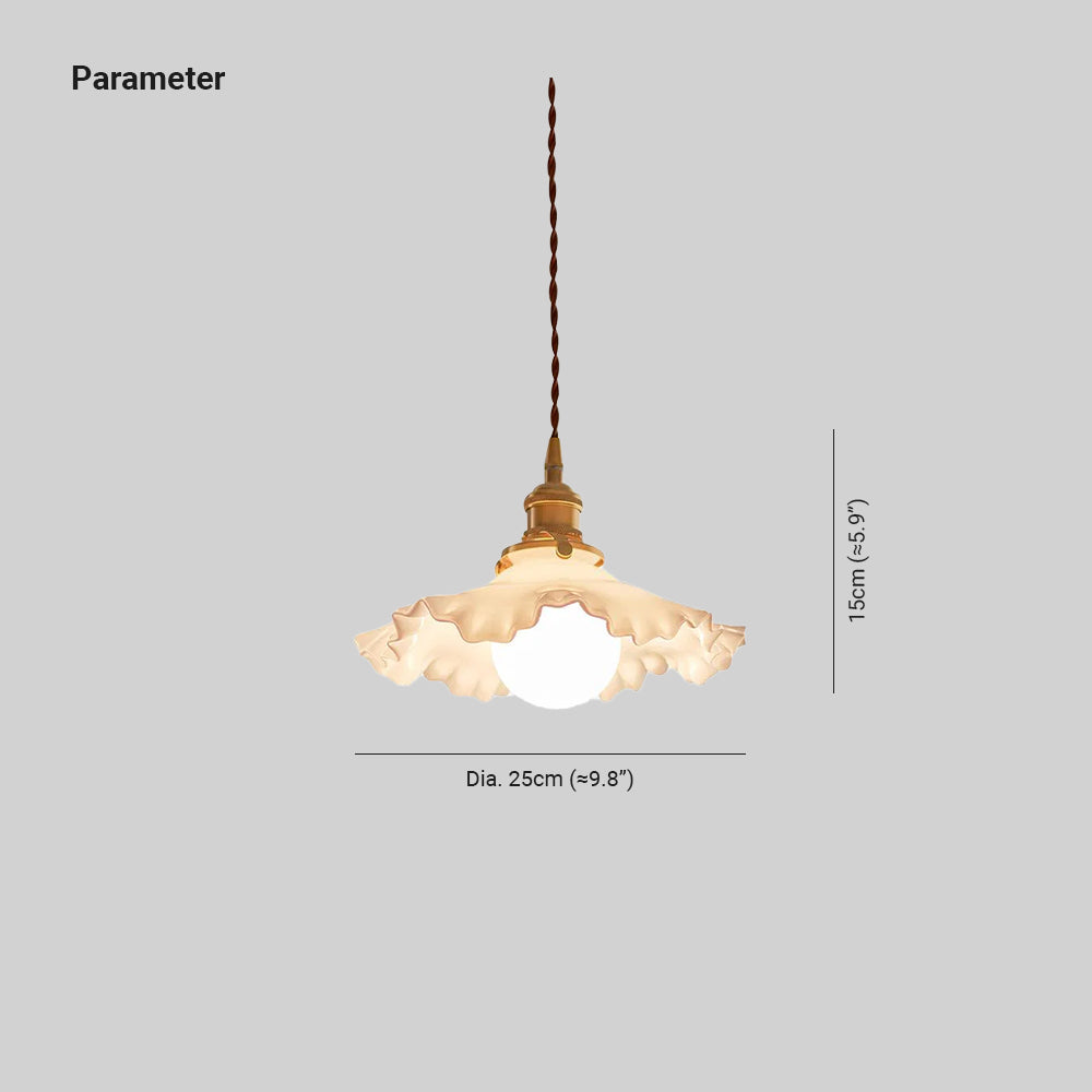 Carins Flower Pendant Light - Dimensions and Parameter