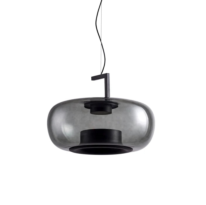 Hailie Modern Round Glass Pendant Light Dining Room Bedroom