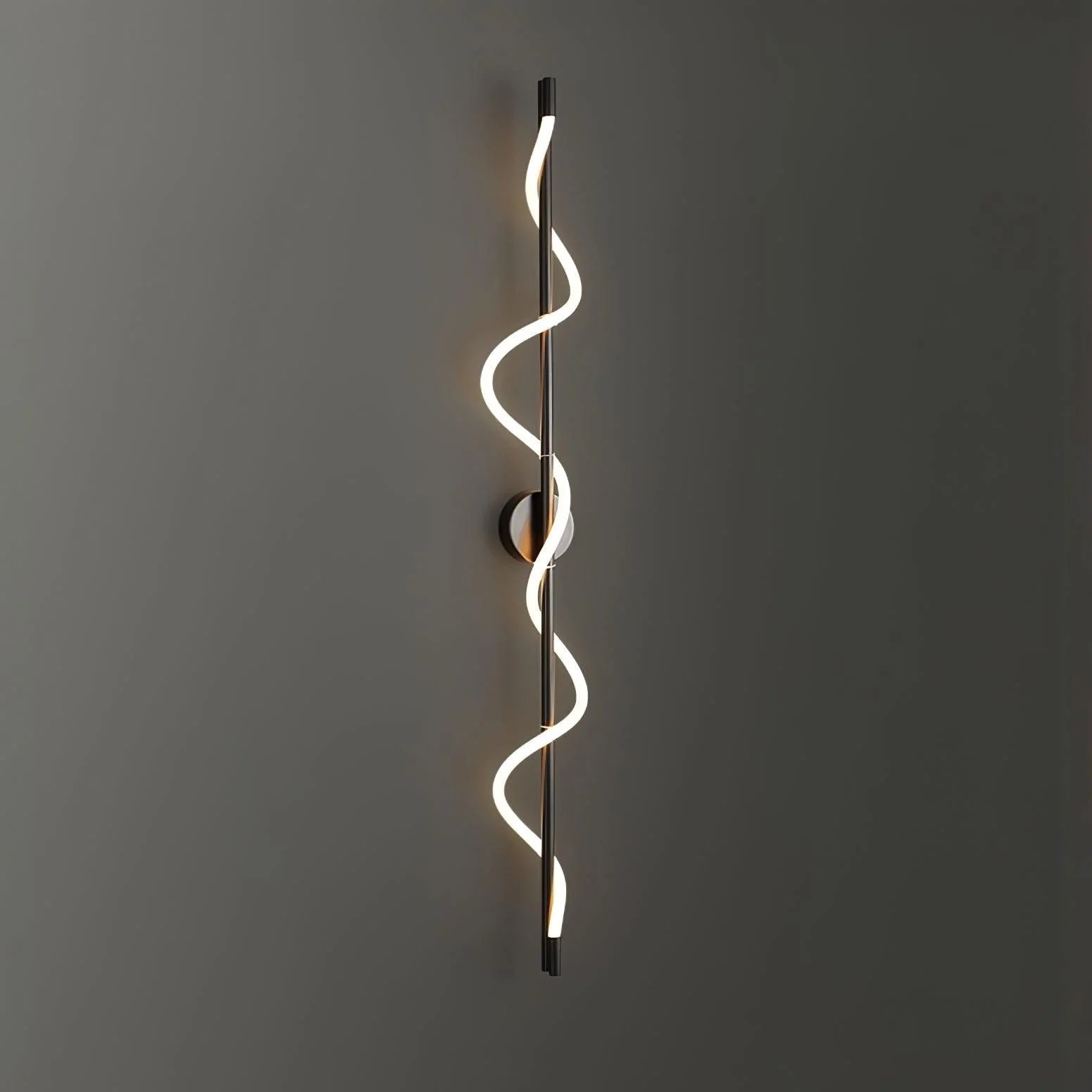 Valentina Modern Flexible Curve Metal Wall Light Living Room Bedroom