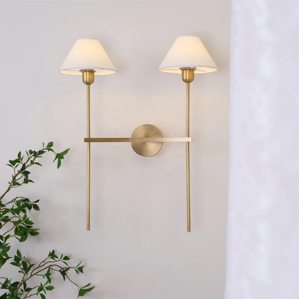 Alessio Vintage Classical Metal Wall Light Bathroom Bedroom Living Room