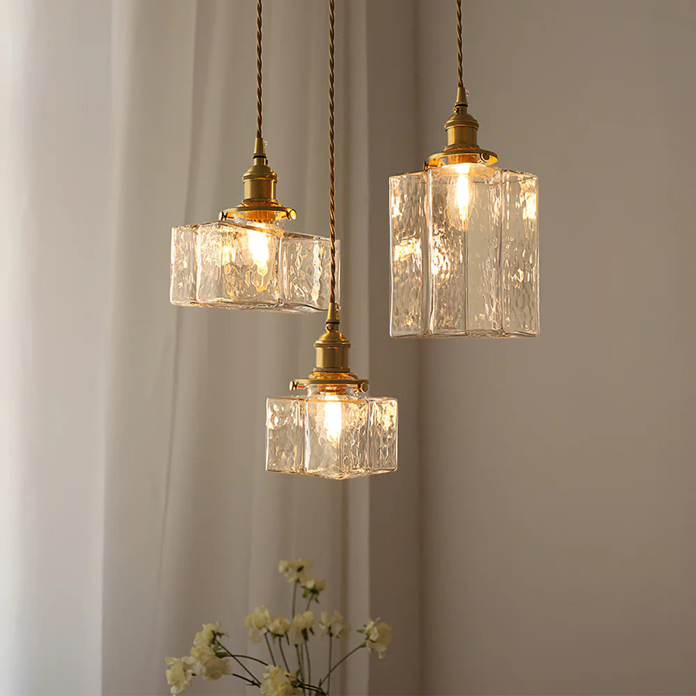 Alessio Vintage Luxury Glass Pendant Light Shades Dining Room Bedroom