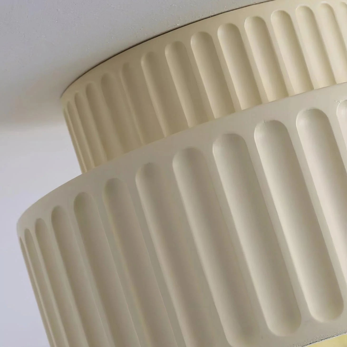 Hailie Modern Beige White Orange Green Ceiling Lamp Bedroom Dining Room