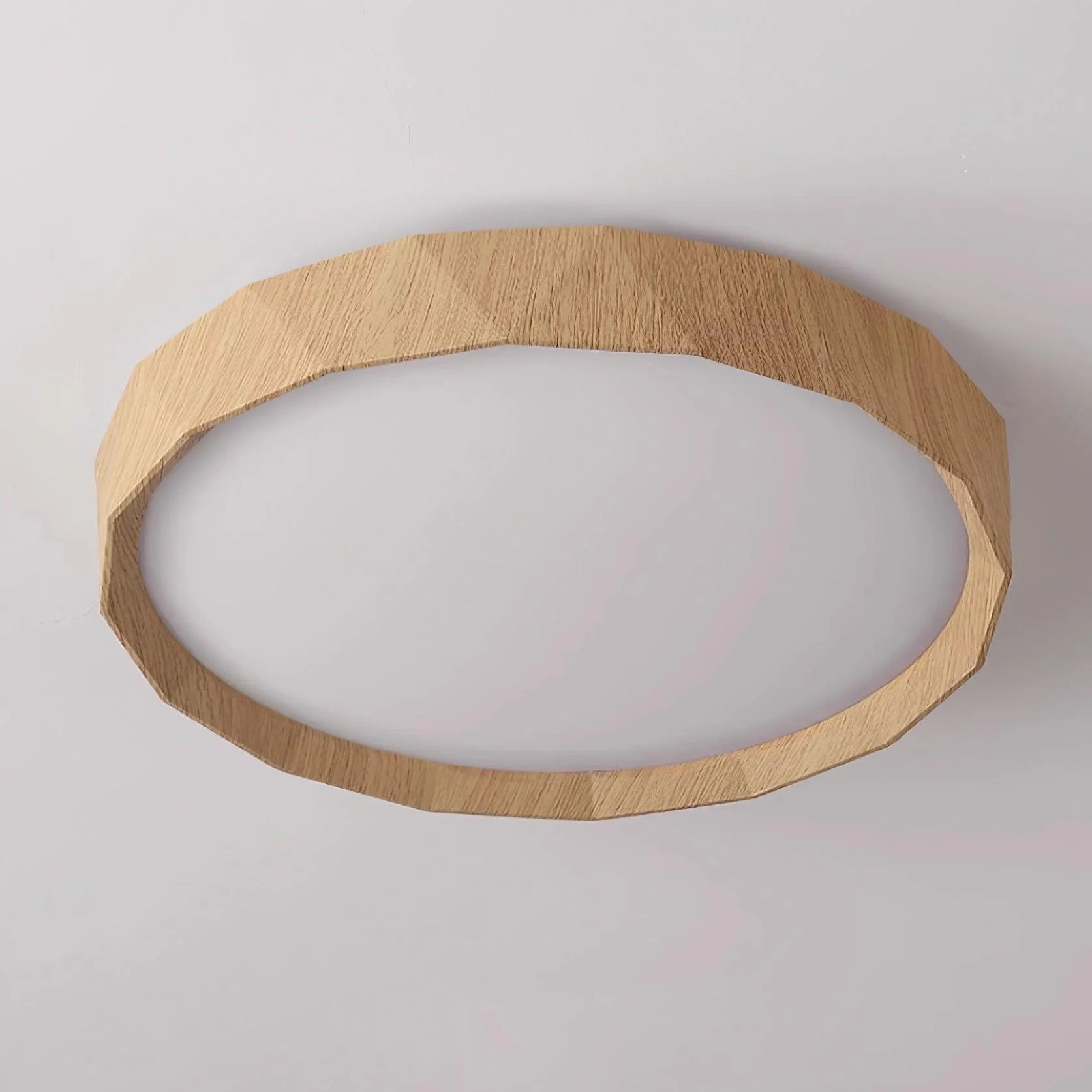Ozawa Ceiling Lamp: Wooden frame with integrated LED light