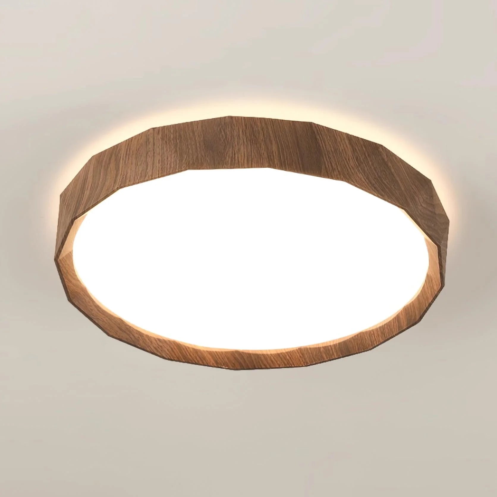 Ozawa Wood Ceiling Lamp - Minimalist Bedroom Lighting