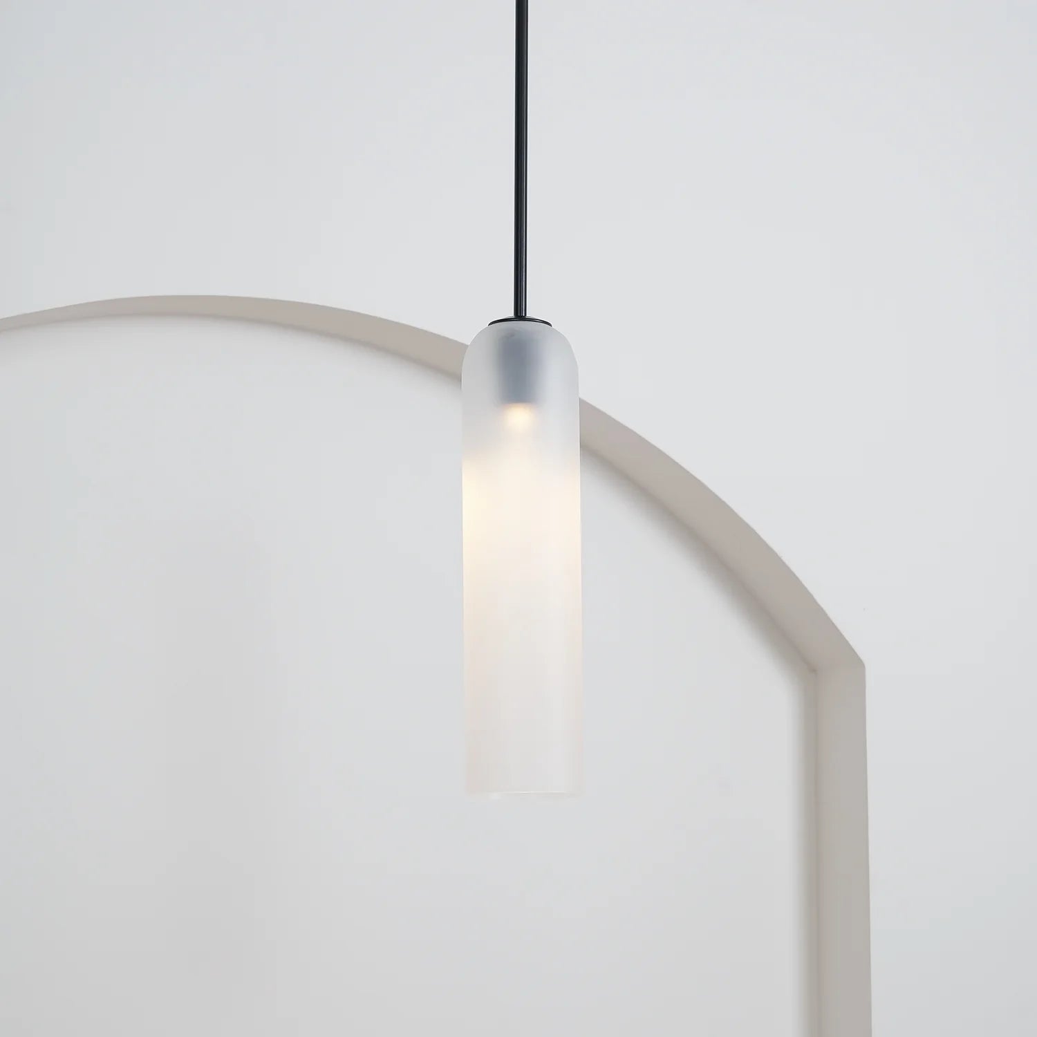 Hailie Minimalisme Métal Verre Suspensions Chambre à Coucher Salon