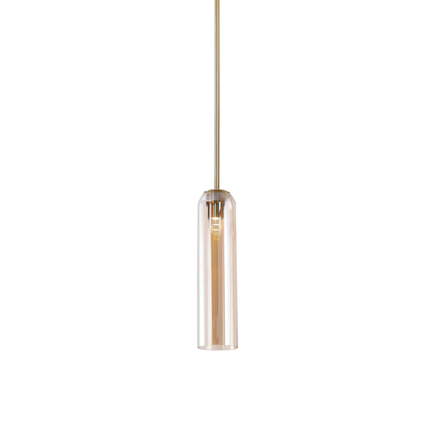 Hailie Minimalism Metal Glass Pendant Light Bedroom Living Room