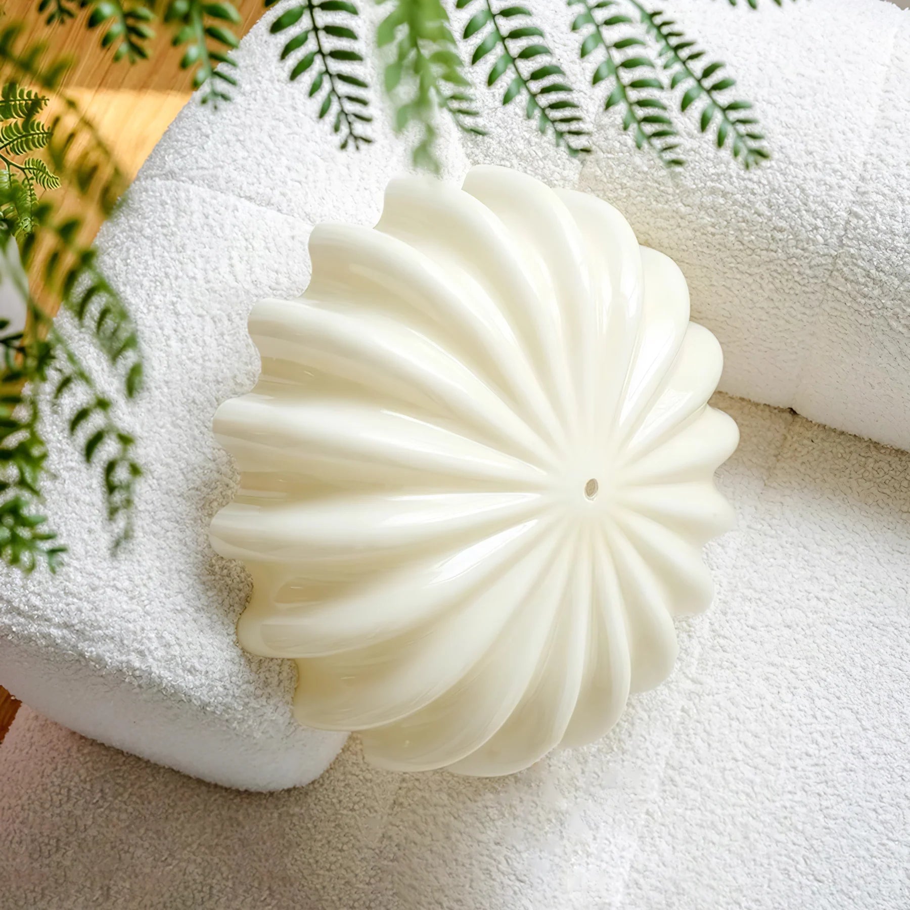 Quinn Moderne Rond Verre Plafonnier Nuances Chambre à Coucher Salon