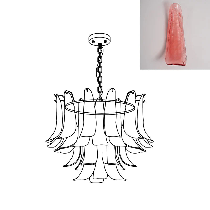 Marilyn Vintage Luxe Métal Verre Lustre Salon Salle à Manger Chambre