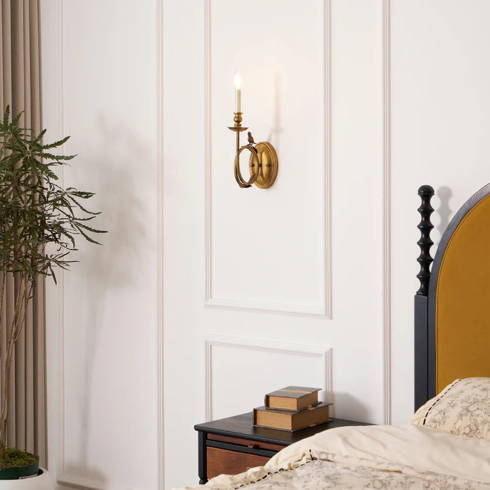 Alessio Vintage Palais Bougie Applique Murale Chambre Couloir