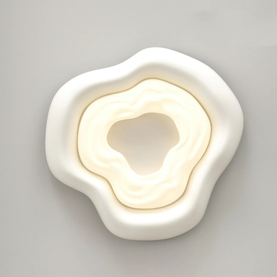 Quinn Unusual White Cream Color Roses Ceiling Lamp Dining Room