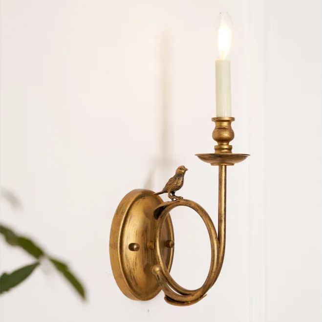 Alessio Vintage Palais Bougie Applique Murale Chambre Couloir