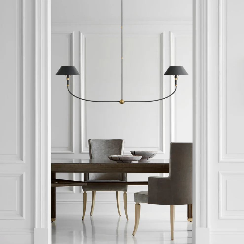 Alessio Vintage Luxury Metal Pendant Light Shades Living Dining Room