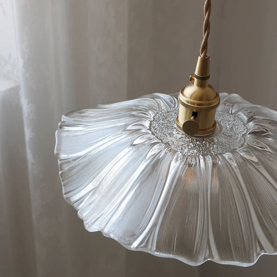 Carins Moderne Fleur Verre Suspendu Suspension Salle à Manger