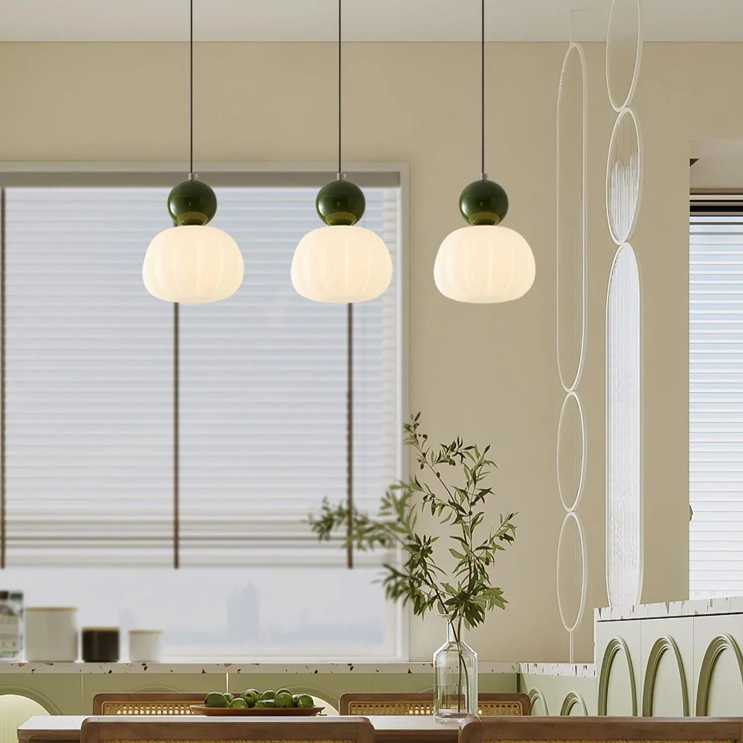 Hailie Moderne Rond Acrylique Suspension Abat-jours Chambre Salle à Manger