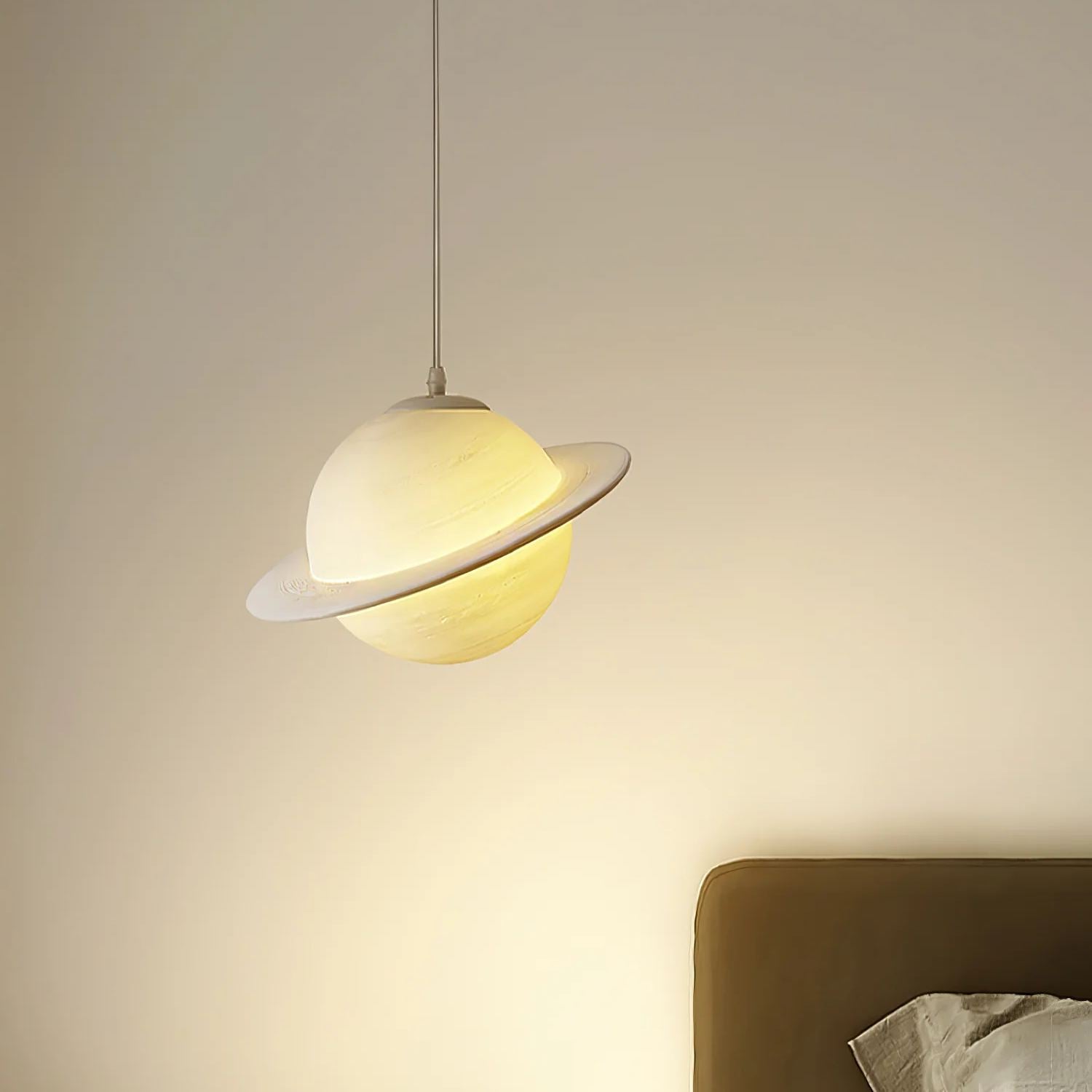 Hailie Moderne Jupiter Rond Suspension Abat-Jours Chambre