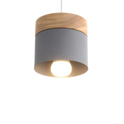 Pendant Light Wood Metal - SPECTRA | Warm Glow