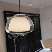Pendant Light Milk Glass - TURBAN | Elegant Lighting