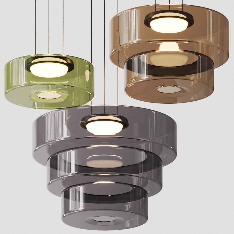 Pendant Light Smoke Grey Glass - TORSUS | Elegant Design