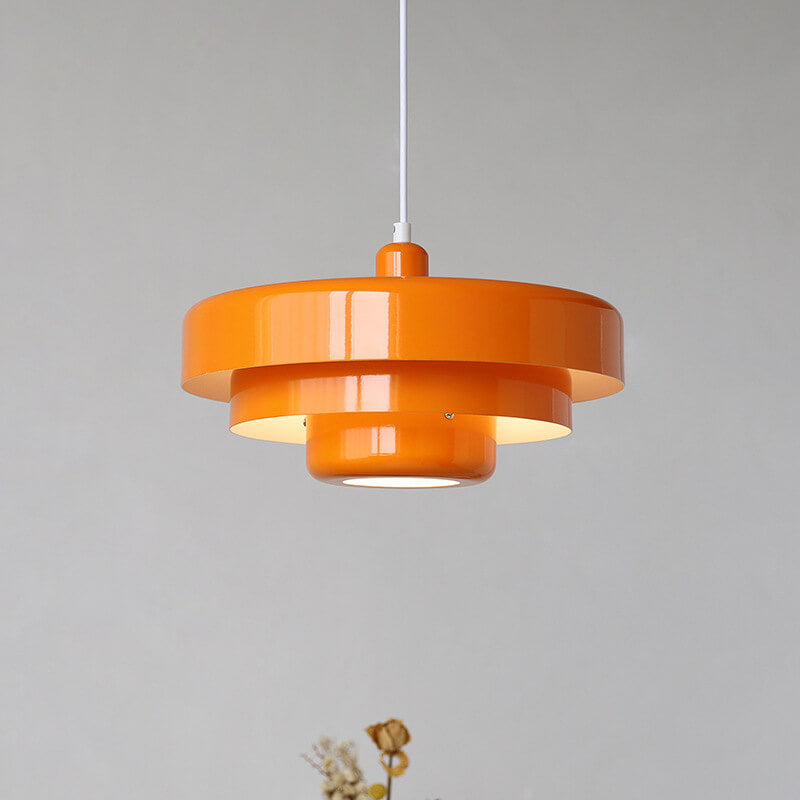 Pendant Light Metal Orange - RYKERX | Vintage Charm