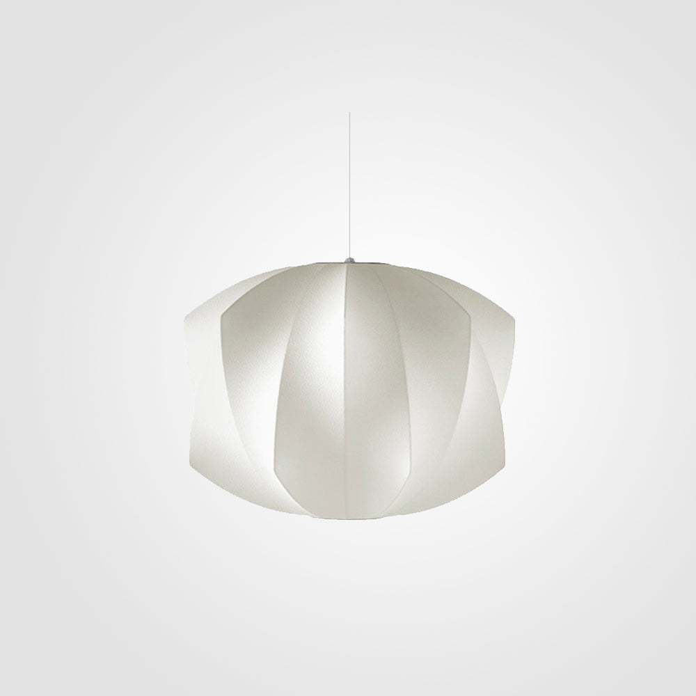 Renée Suspension Vintage, Métal/Tissu, Blanc, Bar