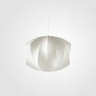 Renée Suspension Vintage, Métal/Tissu, Blanc, Bar