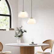 Pendant Light Milk Glass - TURBAN | Elegant Lighting