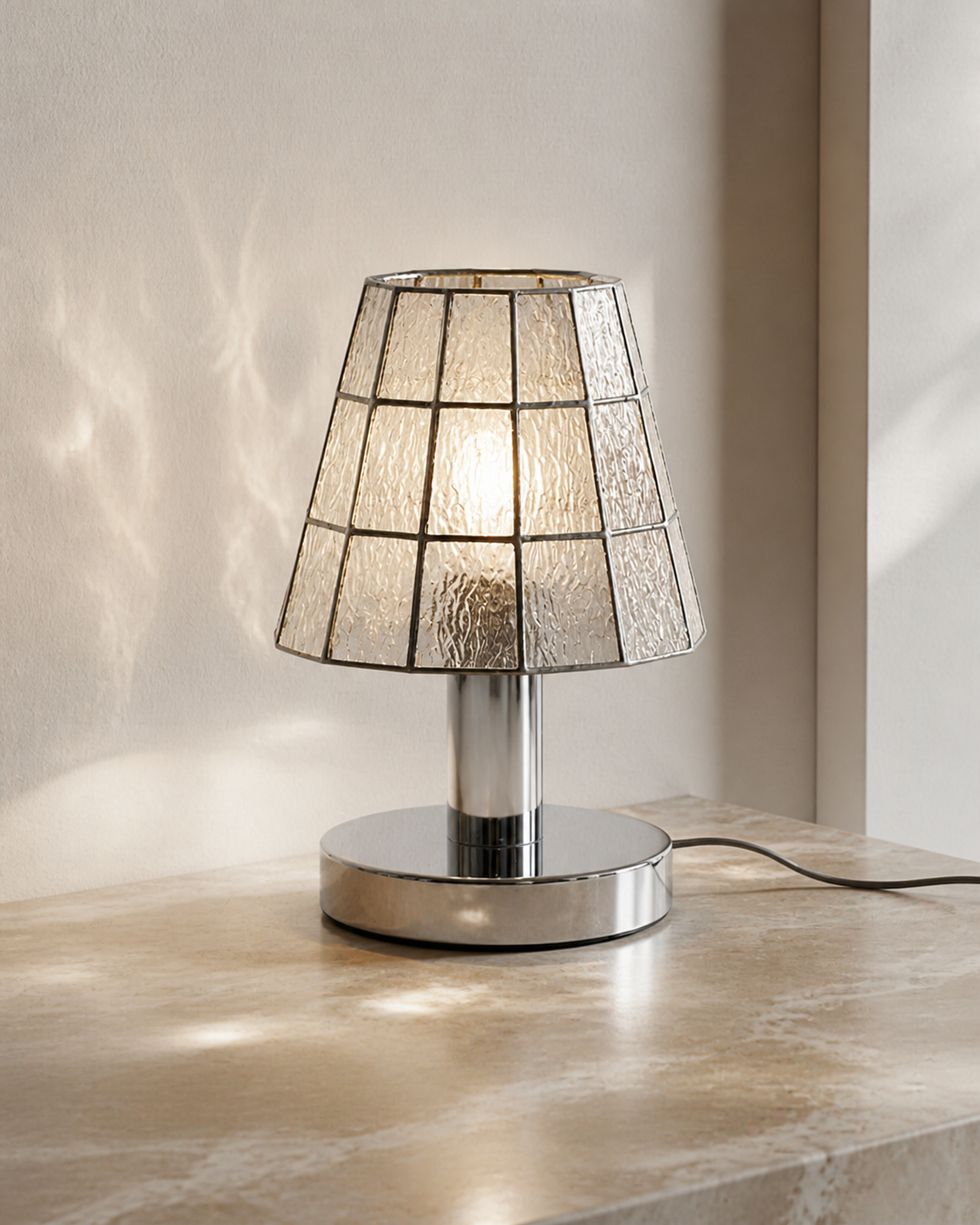 KALI designer table lamp in clear | DecoHarmonie