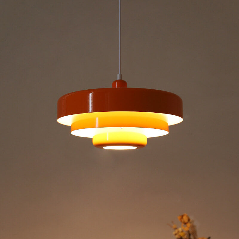 Pendant Light Metal Orange - RYKERX | Vintage Charm