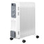 Oil Filled Radiator – 11 Fins, White | Portable Electric Heating