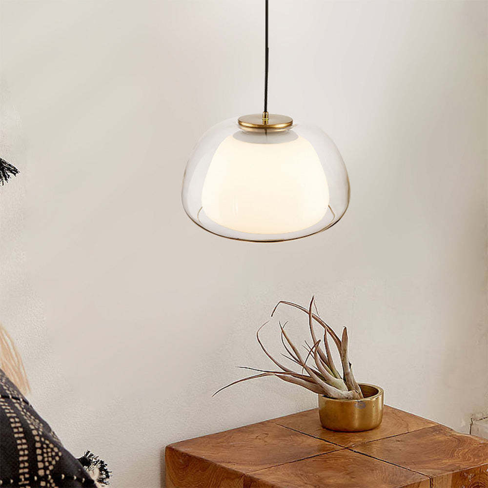 Pendant Light Milk Glass - TURBAN | Elegant Lighting