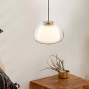Pendant Light Milk Glass - TURBAN | Elegant Lighting