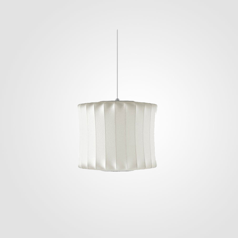 Renée Suspension Vintage, Métal/Tissu, Blanc, Bar