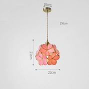 Pendant Light Glass Floral - TREXON | Modern Elegance