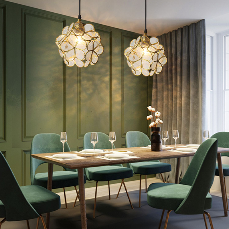Pendant Light Glass Floral - TREXON | Modern Elegance