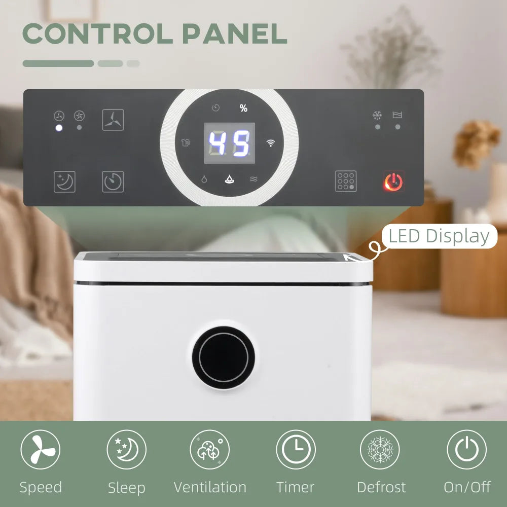 Dehumidifier –  10L/Day, 24H Timer | Comfortable Home Air - Image 5