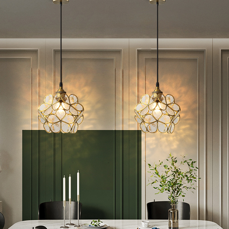 Pendant Light Glass Floral - TREXON | Modern Elegance
