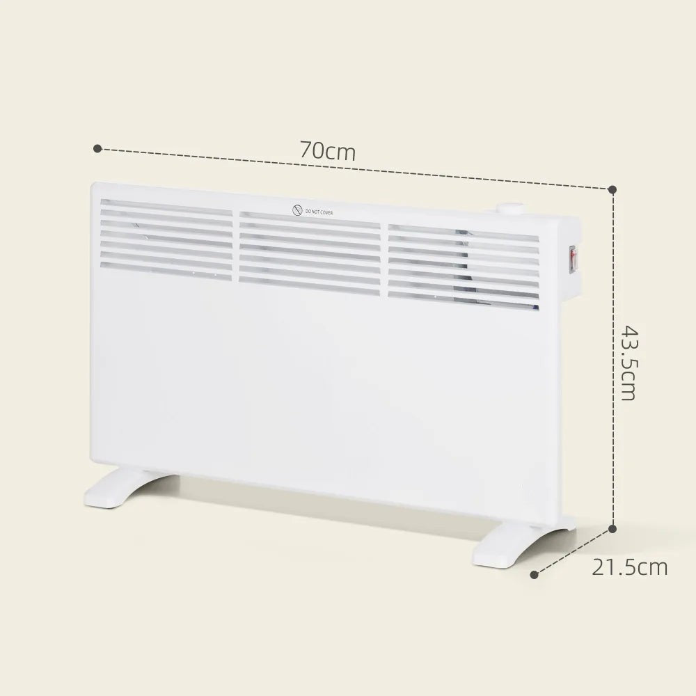 Electric Heater – 1500W White | Quick & Quiet Room Heating - Image 5