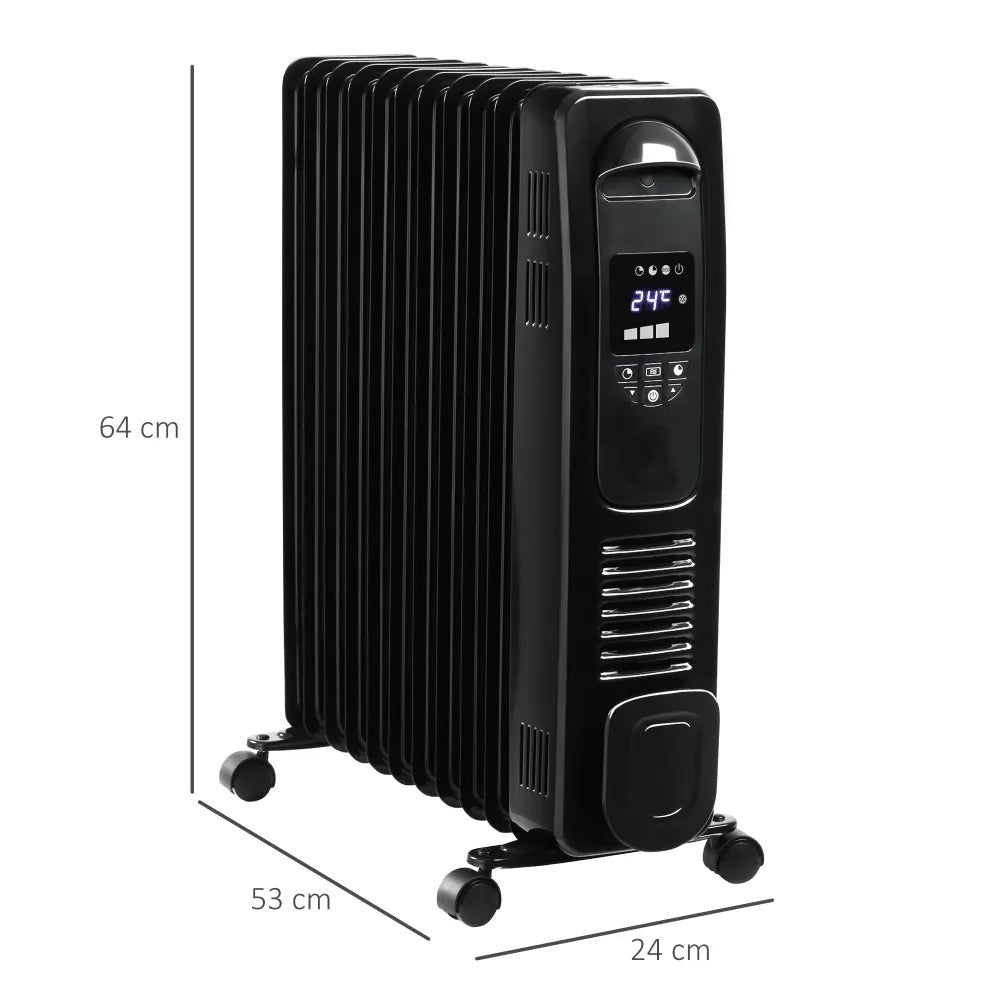Oil Filled Radiator – 11 Fin, Digital Display | Warm Your Home Efficiently - Image 5