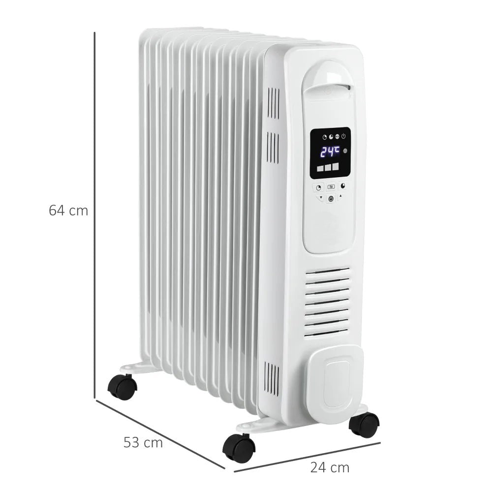 Oil Filled Radiator – 11 Fins, 2500W | Stay Warm Effortlessly - Image 5