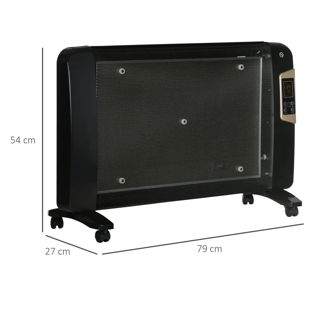 Electric Heater – Black, 1000W/2000W | Warm Your Home Safely - Image 5